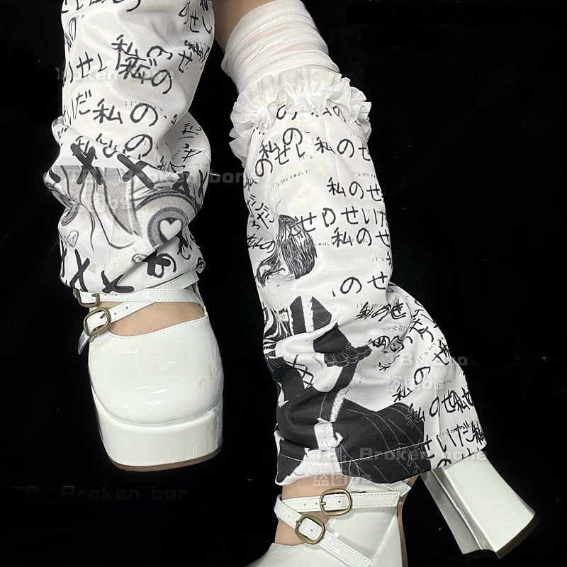 Angel Print Leg Cover